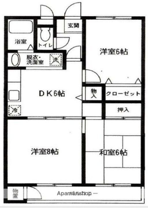 ハイデンス桶川Ⅱの間取り