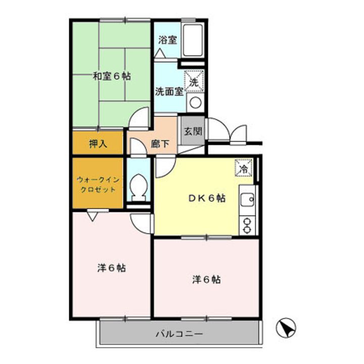 パルテールの間取り