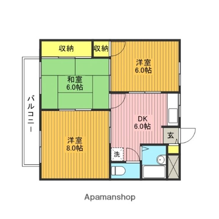 レジェンド末広A・BB303の間取り
