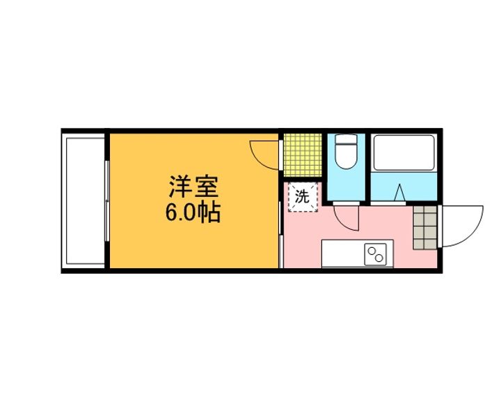 サンコーハイツ5107の間取り
