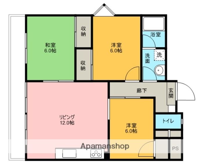 グレイスパレス301の間取り