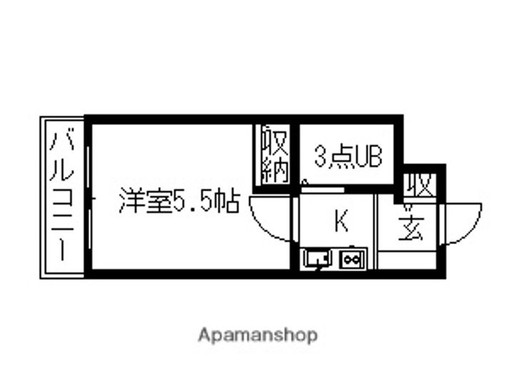 メリス下大久保の間取り