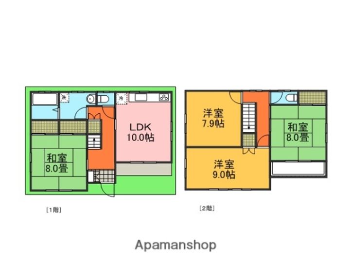 埼玉県さいたま市桜区中島1丁目(一戸建)の賃貸物件戸建ての間取り