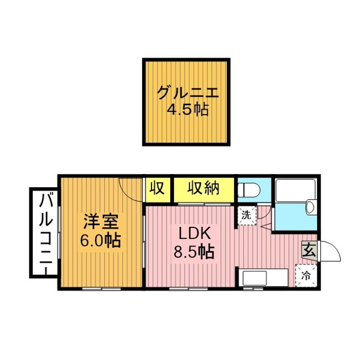 カナディアンハイツ日進の間取り