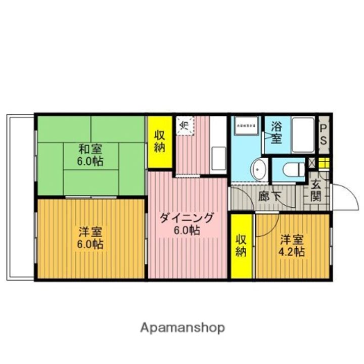 メゾン須賀502の間取り