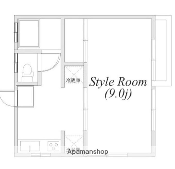 大関コーポ101の間取り