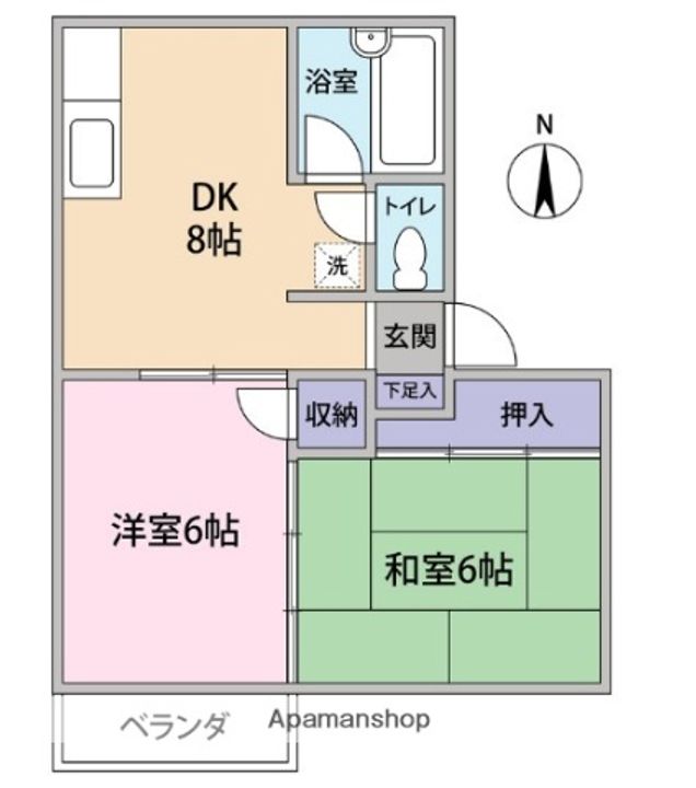 エリタージュの間取り