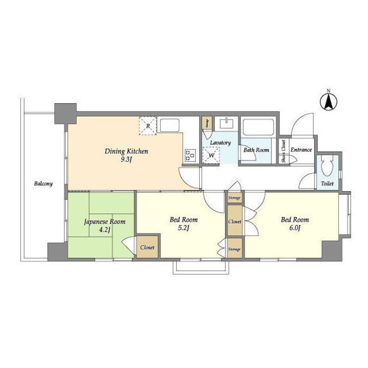 LASANTE浦和常盤公園の間取り
