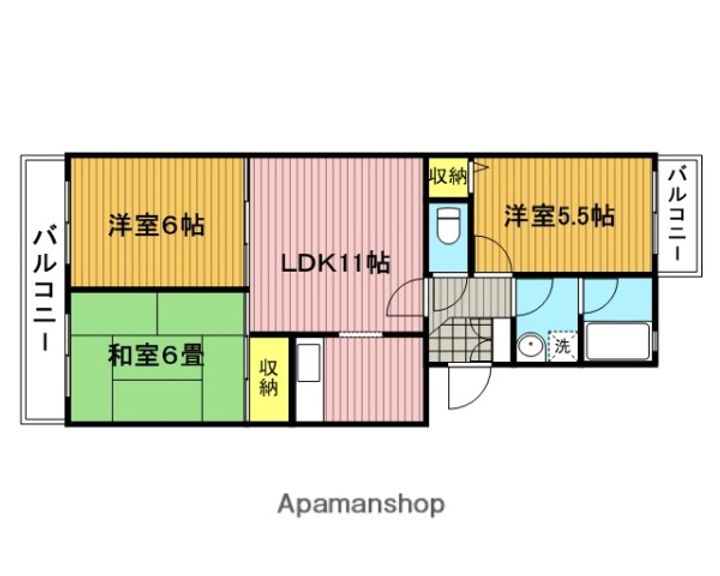 グレイス・リラ302の間取り