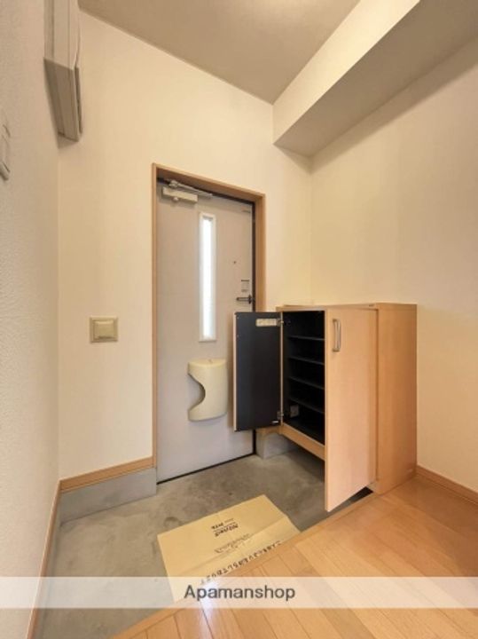 グレイスヒル三橋A棟206の玄関