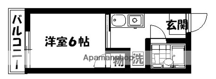埼玉県さいたま市見沼区東大宮7丁目の賃貸アパートの間取り