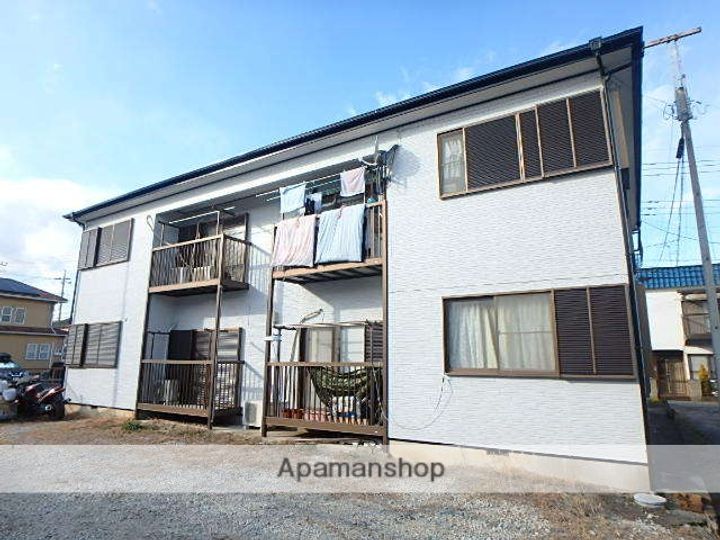 コーポラスアカイA棟の外観