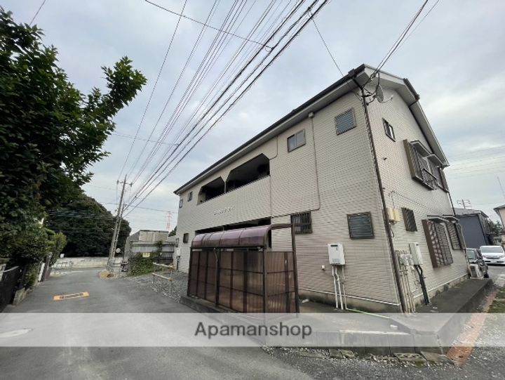 コーポラスアカイA棟の外観