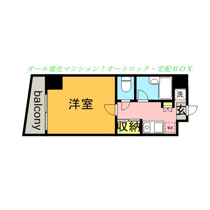 ピュアコート花・川口201の間取り