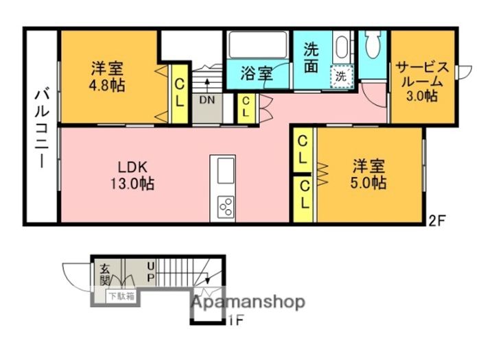 PACE SUDの間取り