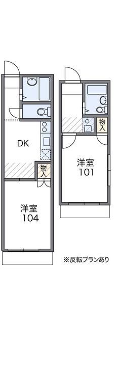 レオパレスKOBAYASHIの間取り
