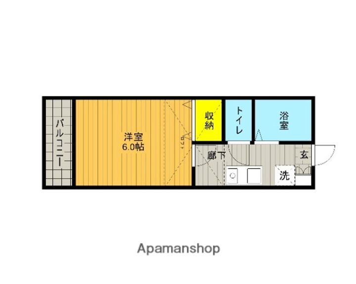 サンシティもみじ205の間取り