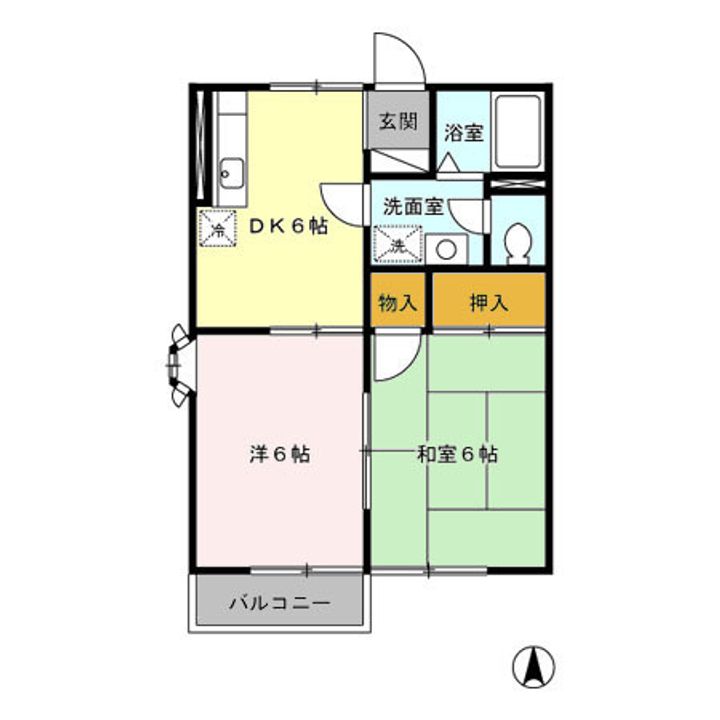 サンボナール 南館の間取り
