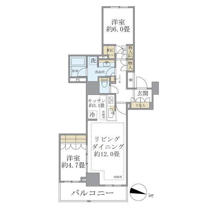 大宮スカイ&スクエア ザ・タワーの間取り