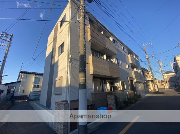 埼玉県越谷市越ヶ谷3丁目の賃貸アパートの外観