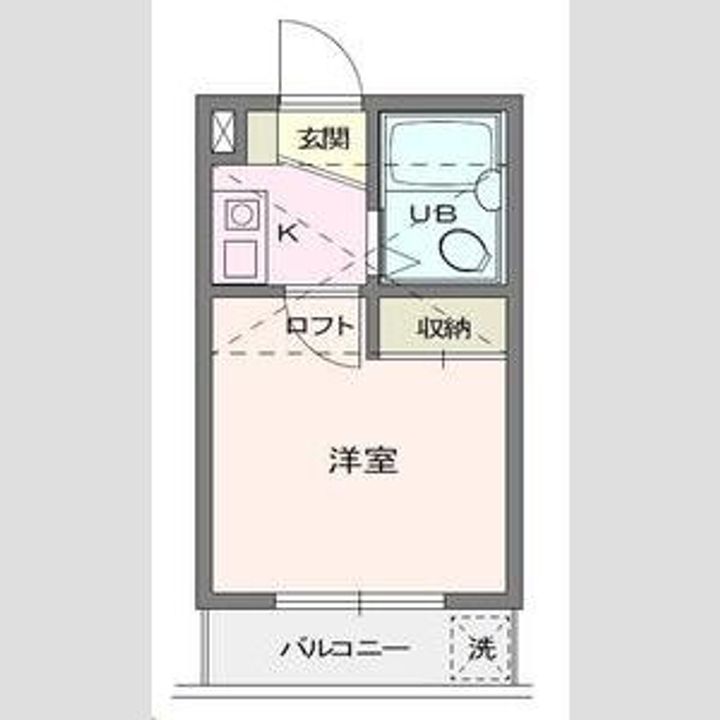 ジュネパレス北越谷第09の間取り