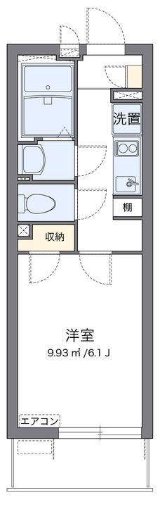 クレイノリバティ レジデンスの間取り