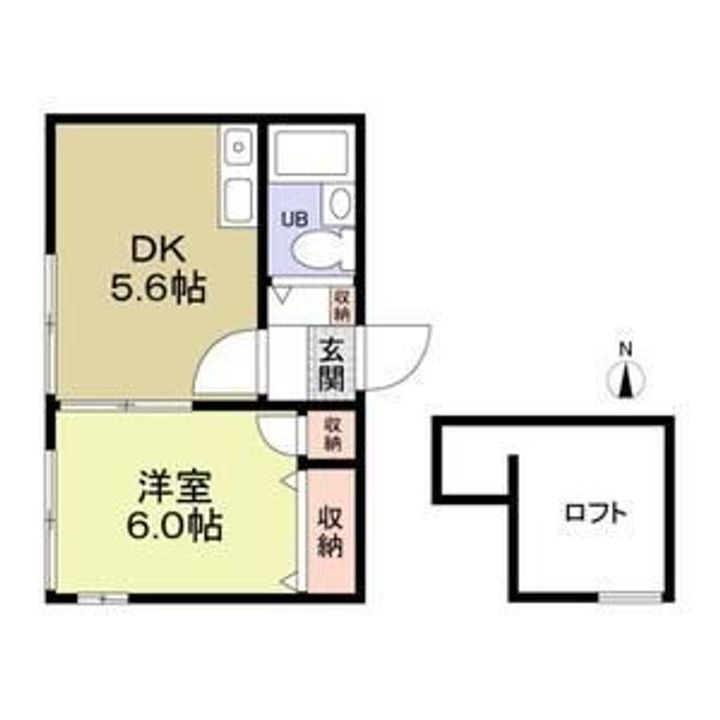北見ハイツの間取り