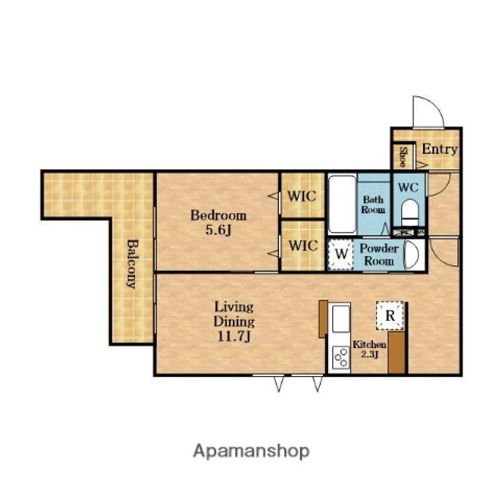 ジャルダンヴェールの間取り