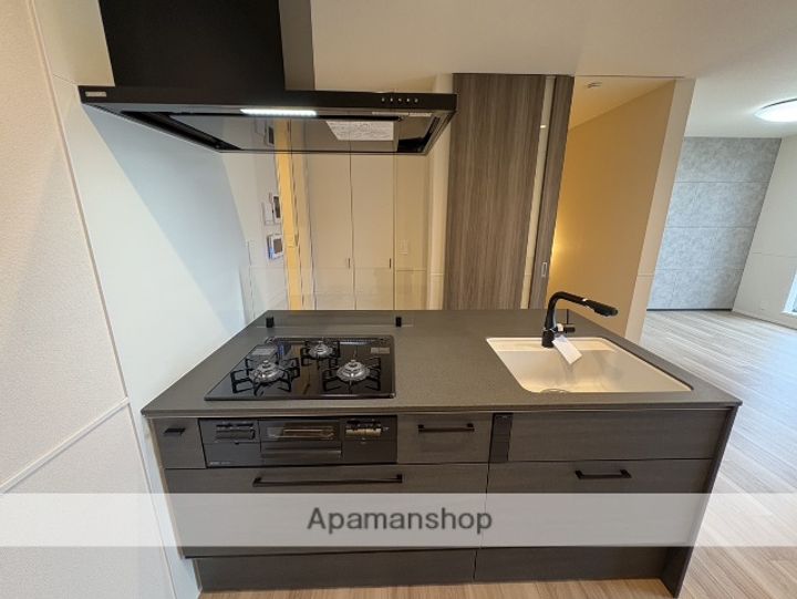 カーサ ビアンカ ブルーのキッチン