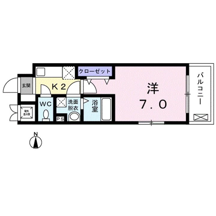 クラール並木の間取り