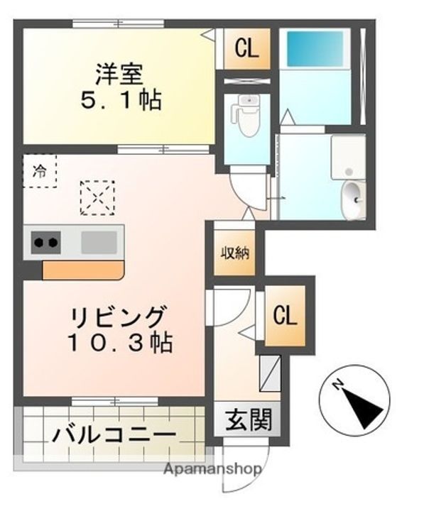 WI MAISON FELICEの間取り