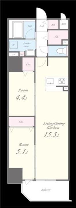 スターズスクエア浦和美園の間取り