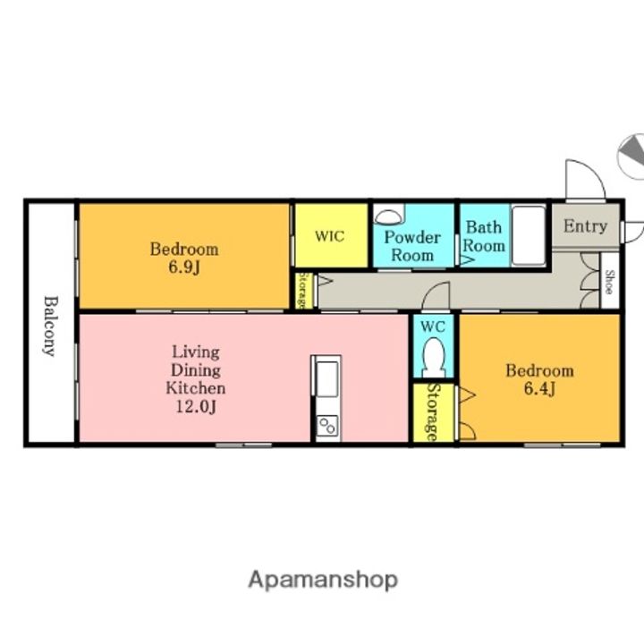 エクラージュの間取り