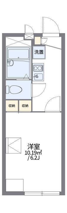 レオパレスアミティエⅡの間取り