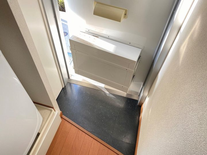 レオパレスカサブランカの玄関