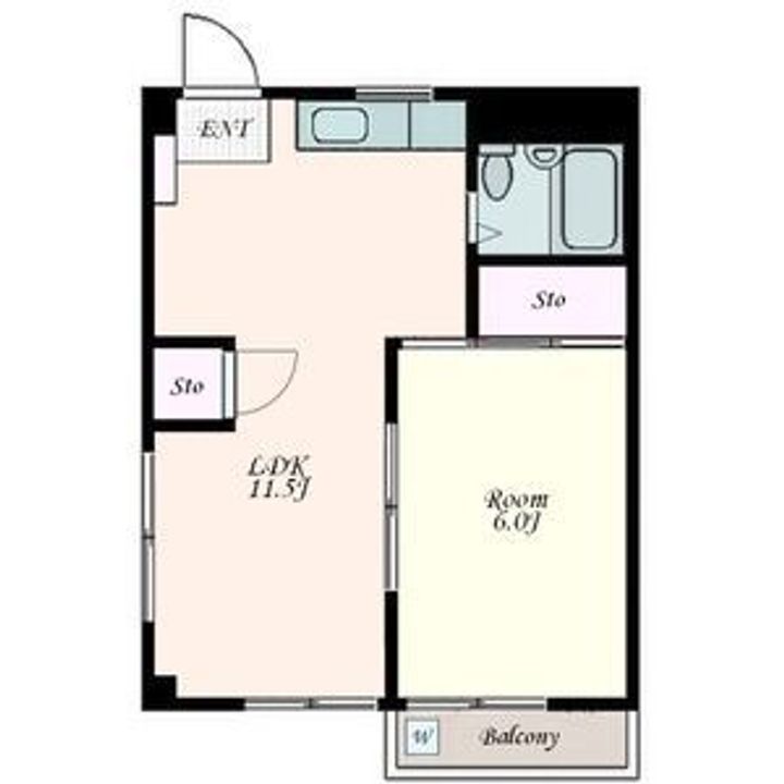 吉岡マンションの間取り