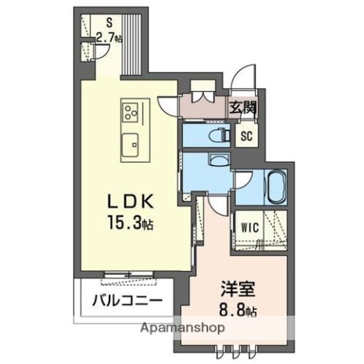 ヒュッゲの間取り