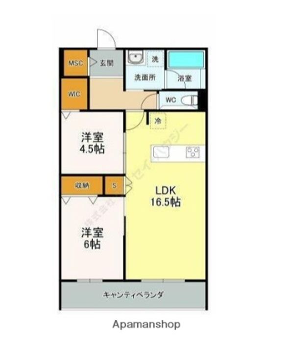 プリムヴェールの間取り