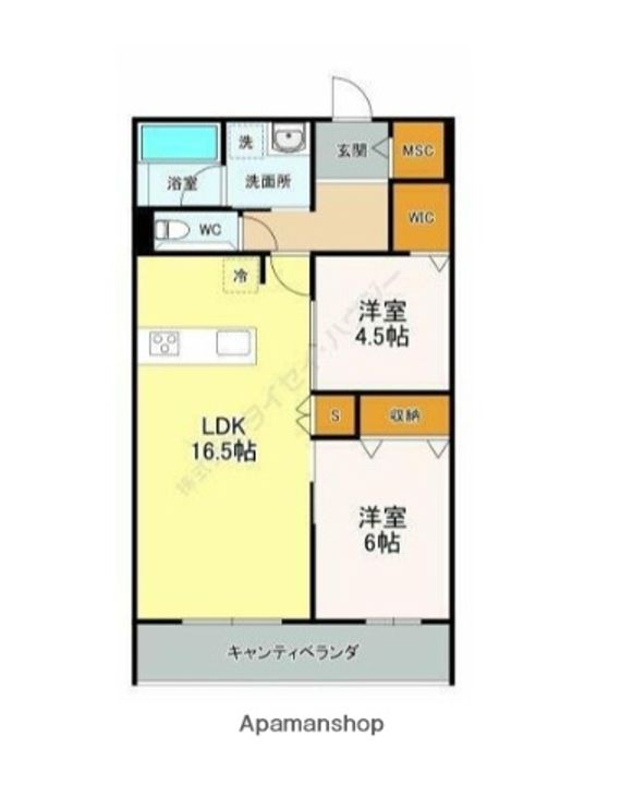 プリムヴェールの間取り