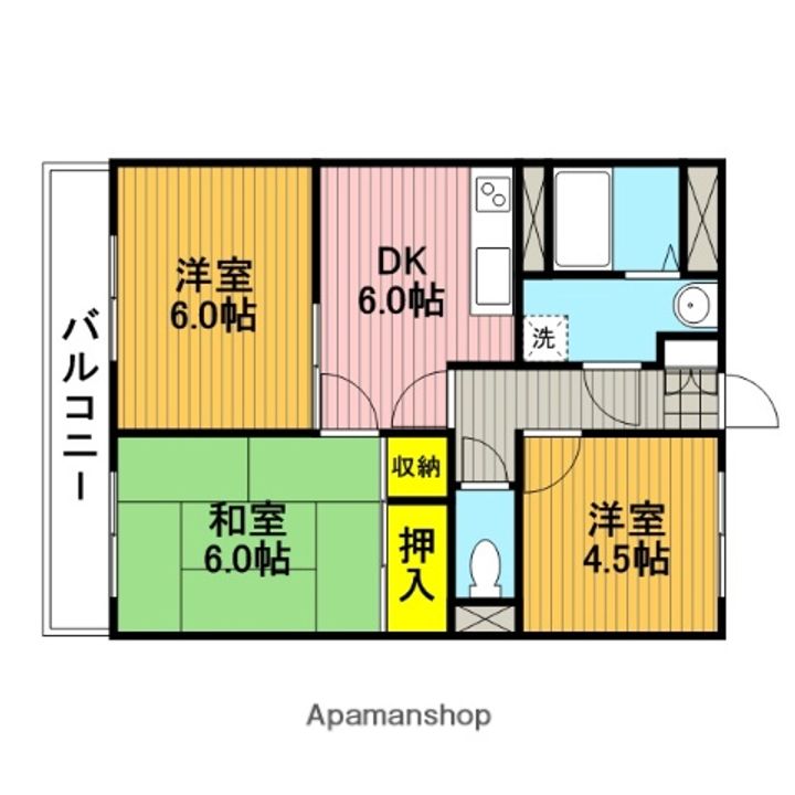 PLENDY中浦和の間取り