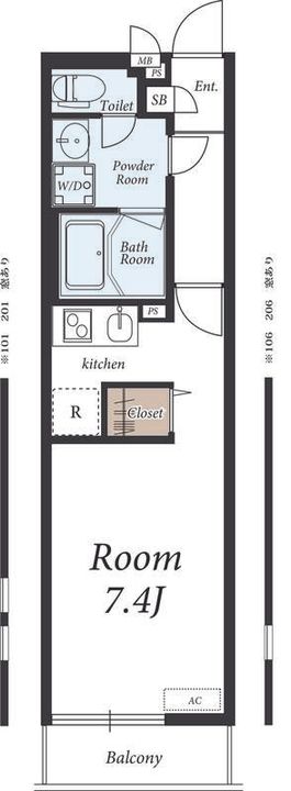 リブリ・ASAYAの間取り
