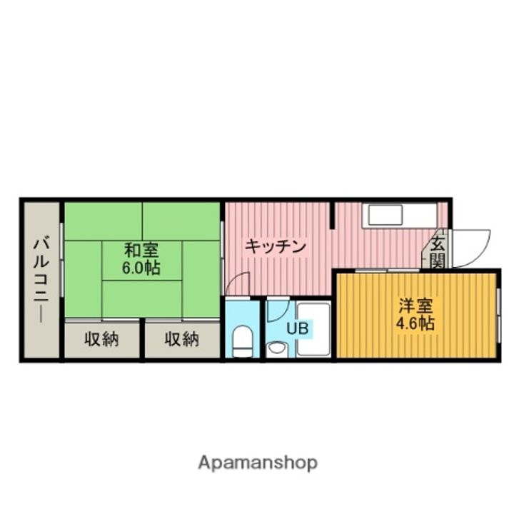 サンハイツの間取り
