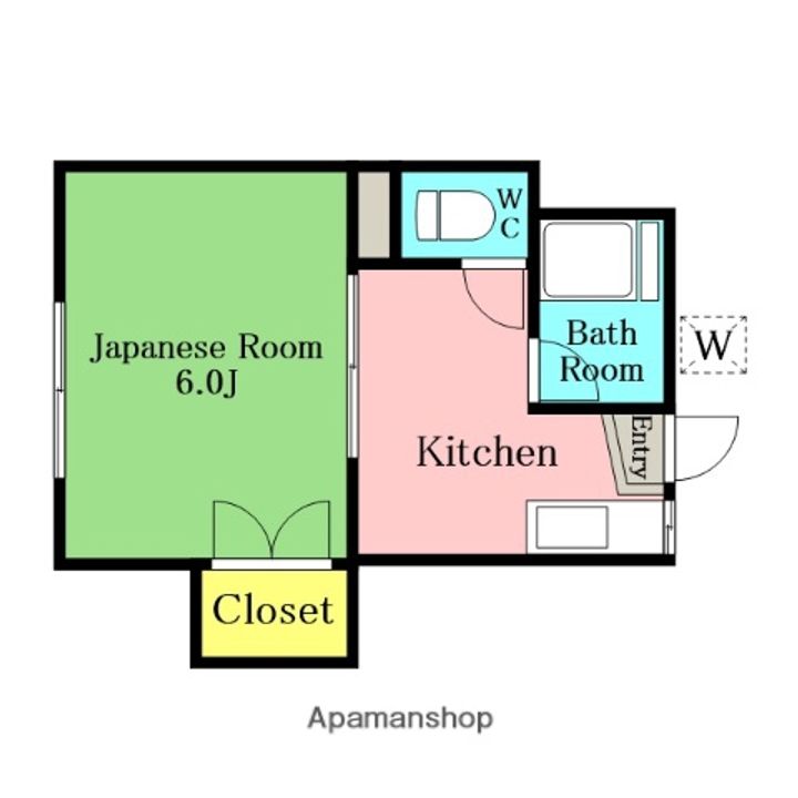 和楽備ハイツの間取り