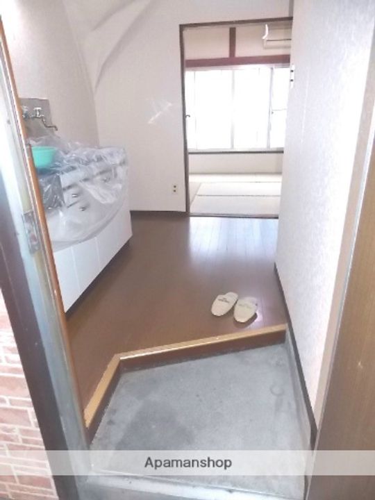 和楽備ハイツの玄関