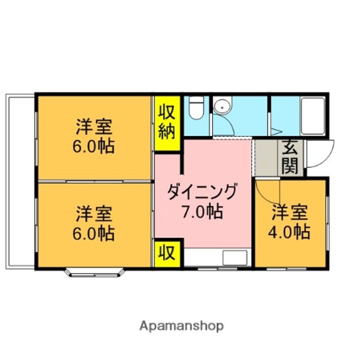セントラルパーク303の間取り