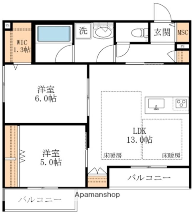 イル・ラシーヌⅣの間取り