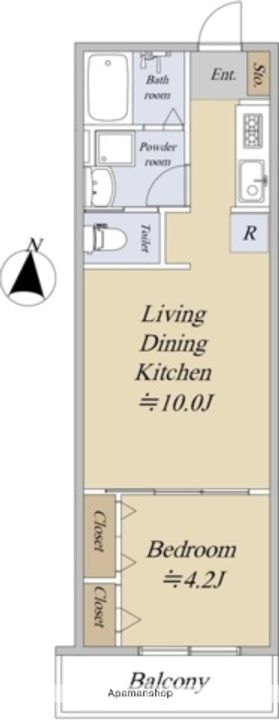 埼玉県さいたま市大宮区大成町3丁目の賃貸アパートの間取り