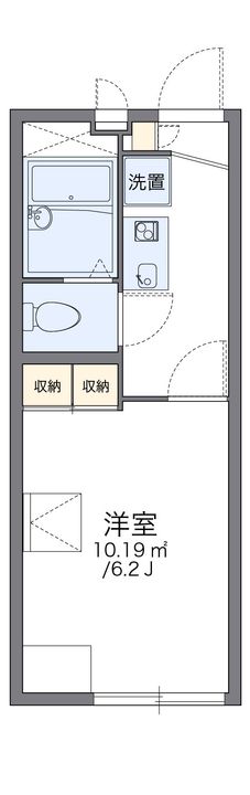 レオパレスドミール日進の間取り