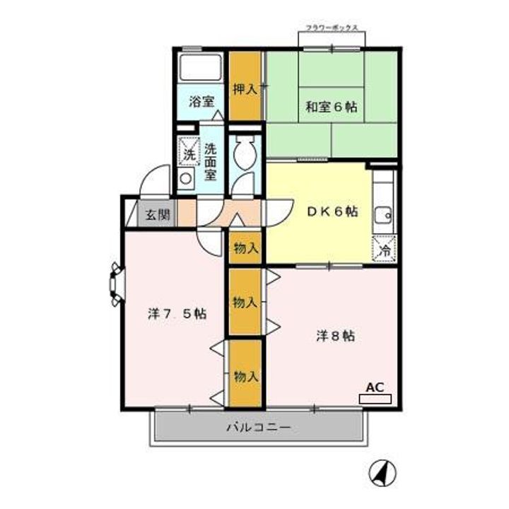 ドミール神田 参番館の間取り