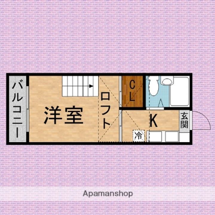 アリス川越の間取り